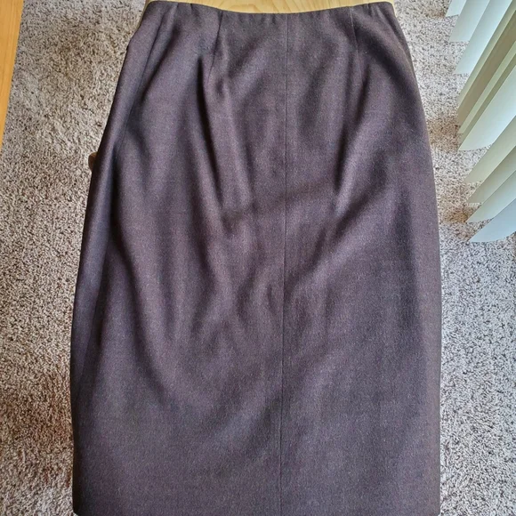 Vintage Jenne Maac Wool Wrap Skirt - Picture 2 of 11